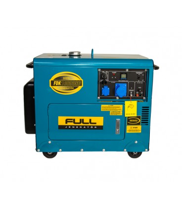 Генератор ДИЗЕЛЬНЫЙ Full FDK10000SC 7.5кВт (9,4KVA), однофазный 220V, 50Hz, объем 12,5л