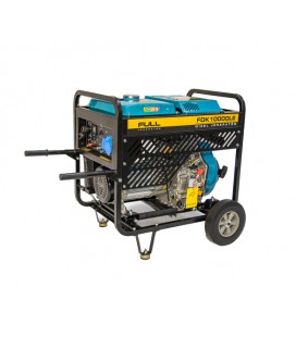 Генератор ДИЗЕЛЬНЫЙ Full FDK10000LE 7.5кВт (9,4KVA), однофазный 220V, 50Hz, объем 12,5л