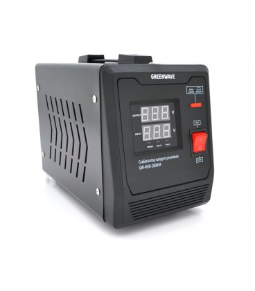 Стабилизатор напряжения релейный Green Wave Mauser 2000VA (1400Вт), 1xShuko, DC140-260V, AC220±8%, BOX, Q4