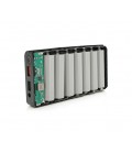 Портативный Power Bank 18W для роутеров, Output: USB 5V/2A, DC9V,2.7A/12V1.5A, 14000mAh(7*2000mAh), 155х75х23мм, 460грам, Black,