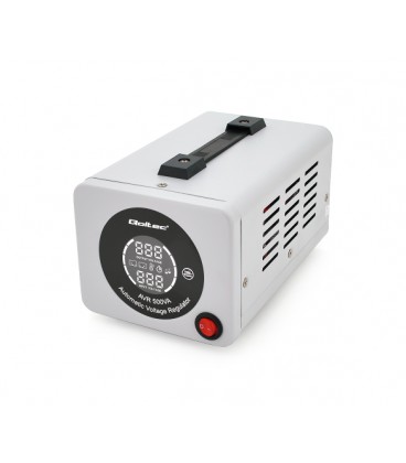 Стабилизатор Qoltec AVR-500VA, аналоговая индикация, 400W, 1 schuko, Q6