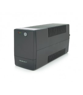 ИБП Qoltec QLT1000 (600W) Proxima-L, LED, AVR, 3st, 2xSCHUKO socket, 1x12V9Ah, metal Case