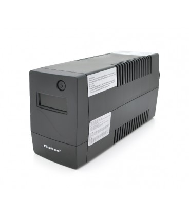 ИБП Qoltec QLT1000 (600W) LED, AVR, RJ45, 3st, 2xSCHUKO socket, 1x12V9Ah, metal Case Q2