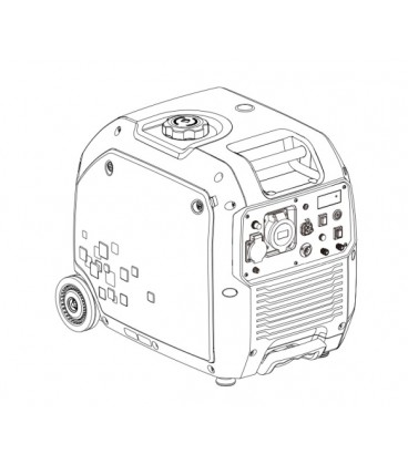 Генератор инверторный БЕНЗИНОВЫЙ Matari М5500I (5 kW), однофазный, 220V, 50Hz, обьем бака 13,5л, электростартер