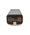 Powerbank ACL PW-90 30000mAh, SOLAR, TypeC + Lighting, Black, Box
