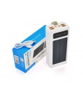 Powerbank ACL PW-90 30000mAh, SOLAR, TypeC + Lighting, WHITE, Box