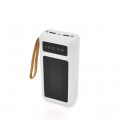 Powerbank ACL PW-61 30000mAh, SOLAR, Type-C/Lighting/Micro/USB, WHITE, Box