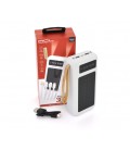 Powerbank ACL PW-61 30000mAh, SOLAR, Type-C/Lighting/Micro/USB, WHITE, Box
