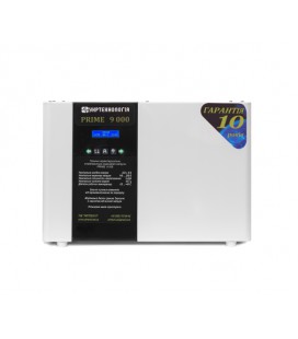 Стабилизатор напряжения теристорный РRIME 9 (9000Вт) 220В, стабилизация 140-290, 20 ступеней