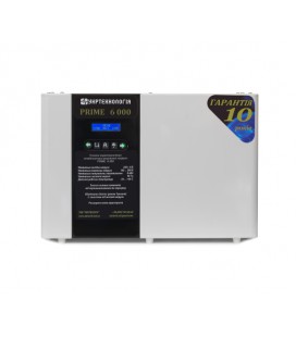 Стабилизатор напряжения теристорный РRIME 6 (6000Вт) 220В, стабилизация 140-290, 20 ступеней