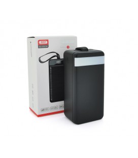 PowerBank XO-PR159 60000mAh, flashlight,Input:5V/2.5A,9V/2A,12V/1.5A(Micro,Type-C,Lightning), Output:5V/2A,5V/3A,9V/2A(2USB,Type