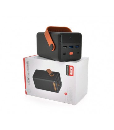 PowerBank XO-PR168 50000mAh,flashlight,Input: 5V/3A,9V/2A(Type-C,MicroUSB),Output:5V/3A,5V/4.5A,9V/2A (3хUSB,Type-C),Q18, plasti