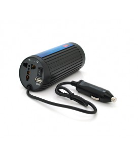 Инвертор напряжения POWERMASTER, 12V/220V, 150W с модифицированной синусоидой, 1 универсальные розетки, клеммы