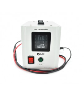 ИБП с правильной синусоидой Europower PSW-EPW500TW12 (300 Вт) 5/10А, под внешнюю АКБ 12В , Q4 (300*198*235) 4,25 кг (235*145*180