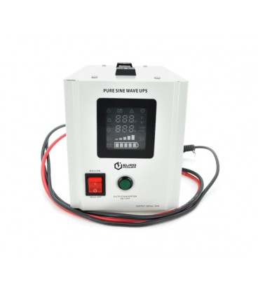 ИБП с правильной синусоидой Europower PSW-EPW500TW12 (300 Вт) 5/10А, под внешнюю АКБ 12В , Q4 (300*198*235) 4,25 кг (235*145*180