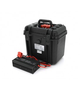 Литий-железо-фосфатный аккумулятор LiFePO4 12.8V 100AH (4S1P/BMS-50A), (395х230х175), 9,5кг, до 3000 циклов