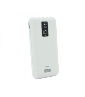 Powerbank TX-108 10000mAh, кабеля USB: Micro, Lighting, Type-C, Black, (270g), Blister