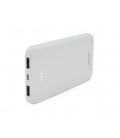 Powerbank ASONIC AS-P10 10000mAh, Output 2USB, White, (215g), Blister