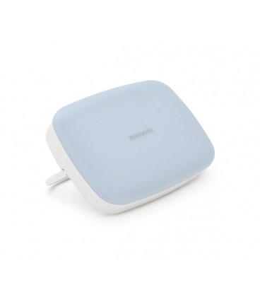 Power Bank Borofone DBT07 10000mAh+LED фонарь, 2USB+Type-C, 18W, White, 0.31kg