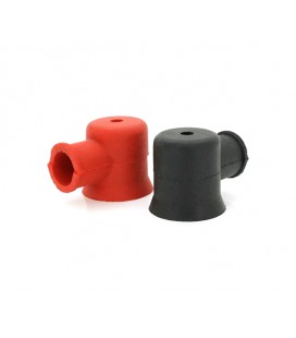 Набор защитных колпачков красный+черный для АКБ под болт, цена за пару 30mm*20mm*22mm