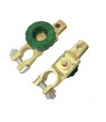 Клемма-выключатель для свинцово-кислотного аккумулятора, медь 17мм, зелёный