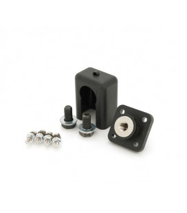 Корпусная проходная клемма 150A-C, М8-М8, 150A, 600V, ≤0,6 мОм, медь, IP54, Black