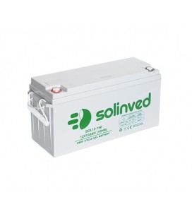 Аккумуляторная батарея SOLINVED 150-12 GEL 12V 150 Ah (483 x 170 x 238), 43.6 kg Grey Q1/48