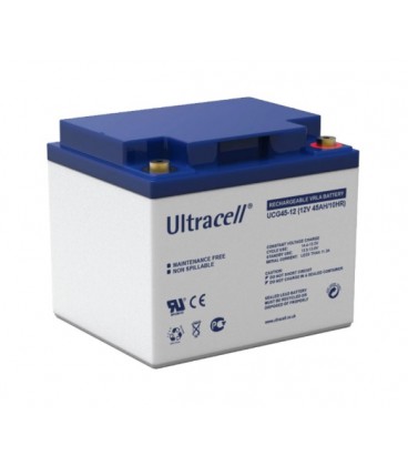 Аккумуляторная батарея Ultracell UCG45-12 GEL 12V 45 Ah (197 x 165 x 170), 14.5 kg White Q1/102