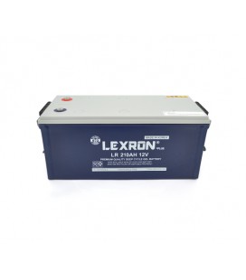 Аккумуляторная батарея Lexron LR-DCK-12-210 Carbon-Gel 12V 210 Ah DEEP CYCLE (522 x 240 x 222) 59.5kg