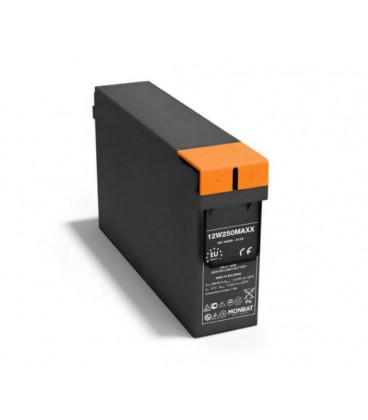 Аккумуляторная батарея MONBAT FRONT TERMINAL 12W250MAXX AGM 12V/250 Ah, 555x125x320 мм, 61 кг