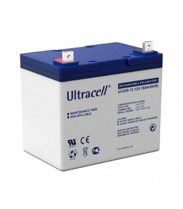 Аккумуляторная батарея Ultracell UCG35-12 GEL 12V 35 Ah (195x 130 x 167), 11.5 kg White Q1/132