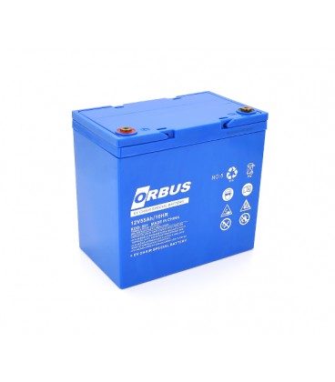 Аккумуляторная батарея ORBUS 12-55 12V 55 Ah (229 x 138 x 215) 17.5kg Q1/48