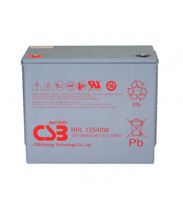 Аккумуляторная батарея CSB HRL12540W, 12V 130Ah (343х170х274мм)