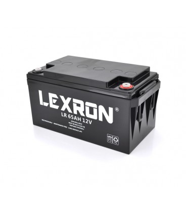 Аккумуляторная батарея Lexron LR-12-65 12V 65 Ah (348 x 167 x 178) 21kg