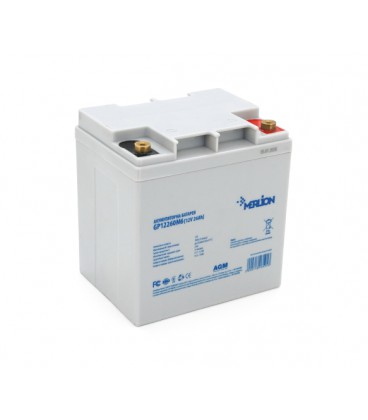 Аккумуляторная батарея MERLION AGM GP12260M6 12 V 26 Ah (125 х 165 х175 ), 7.4 kg Q1/128