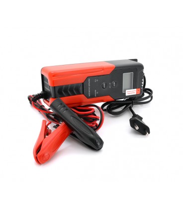 Автоматическое ЗУ для аккумулятора 6V/12V, R12 , 100-240V, 0,45-10А, LCD, клеммы(AGM/GEL/Lead)