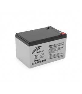 Аккумуляторная батарея AGM RITAR RT12120, Gray Case, 12V 12.0Ah (151х98х 95 (101) ), 3.25 kg Q4