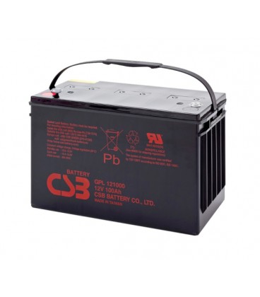 Аккумуляторная батарея CSB GPL121000, 12V 100Ah (343х168х215 (220) , 35 kgQ1/20 (ТАЙВАНЬ)