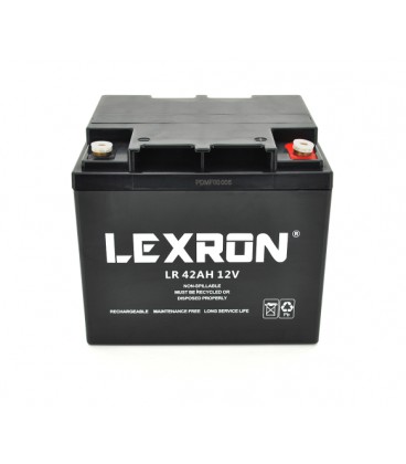 Аккумуляторная батарея Lexron LR-12-42 12V 42 Ah (197 x 165 x 172) 14kg