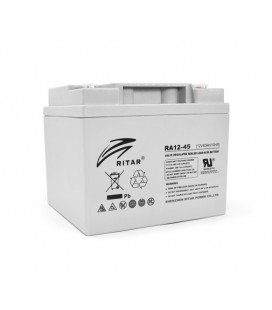 Аккумуляторная батарея AGM RITAR RA12-45, Gray Case, 12V 45.0Ah (198 x 166 x169 ) Q1