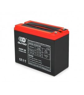 Тяговая аккумуляторная батарея AGM OUTDO 6-DZM-38 (EVF-38), 12V 38Ah, ( 223 х 105 х 174 ), Q1