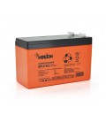 Аккумуляторная батарея MERLION AGM GP1272F2 PREMIUM 12 V 7,2 Ah ( 150 x 65 x 95 (100) ), 2.1 kg Orange Q10/420