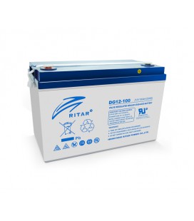 Аккумуляторная батарея GEL RITAR DG12-100, Gray Case, 12V 100.0Ah ( 328 х 172 х 215 (220) ), 30 kg Q1/36