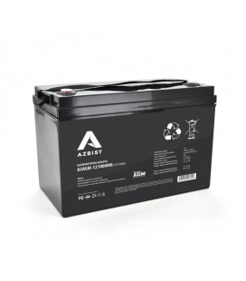 Аккумулятор AZBIST Super AGM ASAGM-121000M8, Black Case, 12V 100.0Ah ( 329 x 172 x 215 ),28,1kg Q1/36