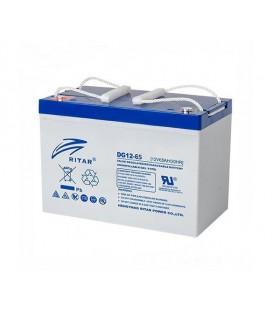 Аккумуляторная батарея GEL RITAR DG12-65, Gray Case, 12V 65Ah ( 350 х 167 х 182 ), 21 kg Q1/48