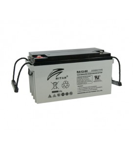 Аккумуляторная батарея AGM RITAR DC12-80, Gray Case, 12V 80Ah ( 350 x 167 x 182 ), 22.9 kg Q1