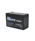 Аккумуляторная батарея Mervesan MRW-12/7L 12 V 7Ah ( 150 x 65 x 95 (100) ), 1.65 kg BLACK, Q8/672
