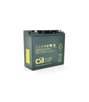 Аккумуляторная батарея CSB EVX12200, 12V 20Ah (181х77х167 мм), 6.7 kg Q4/192