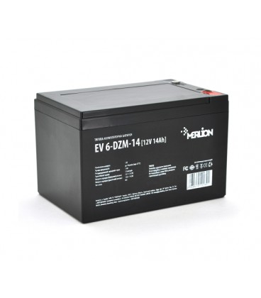Тяговая аккумуляторная батарея Merlion EV 6-DZM-14, 12V 14Ah M5 (151*98*100), 4.35 kg Q3