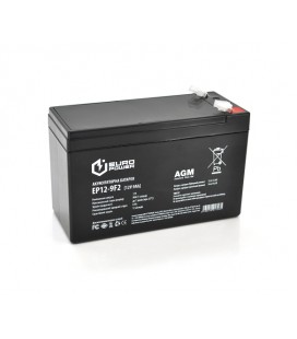 Аккумуляторная батарея EUROPOWER AGM EP12-9F2 12 V 9Ah ( 150 x 65 x 95 (100) ), 2.2 kg Black Q10